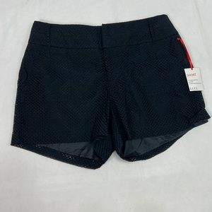 #2118 Elle Black Mid Waist Men’s Shorts | Size: 14